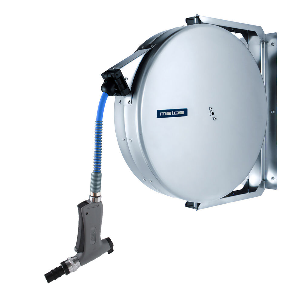 Automatic hose-reel Metos MaxiReel M15 with spray gun 448