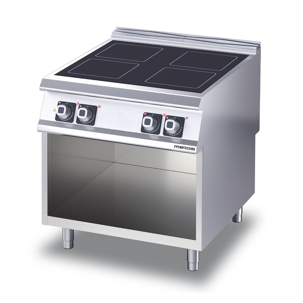 Ceramic range Metos Diamante D74/25VTC with open cupboard