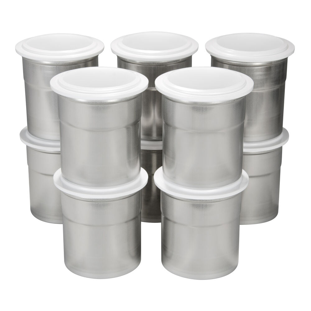Chrome steel Pacotizing® -beaker for Pacojet® 4 -machine