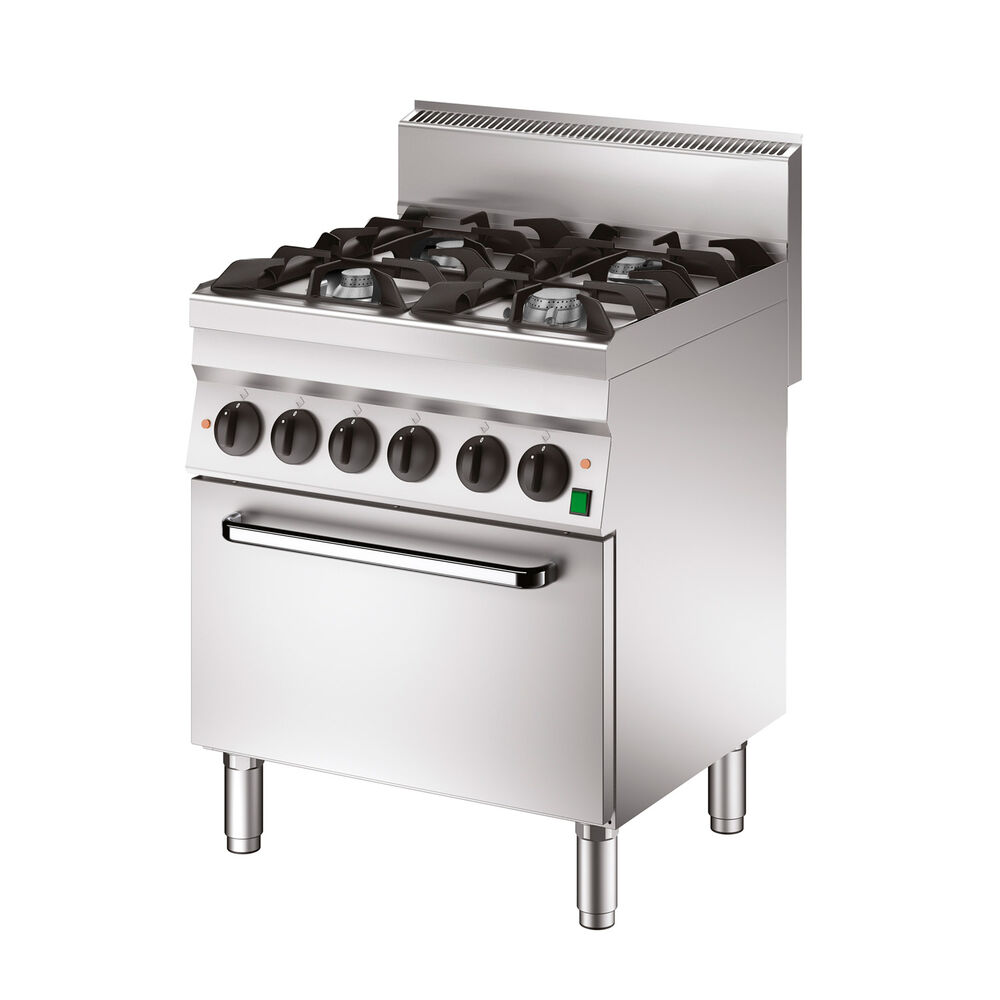 Gasrange+convection oven Metos ONC6FES7GB