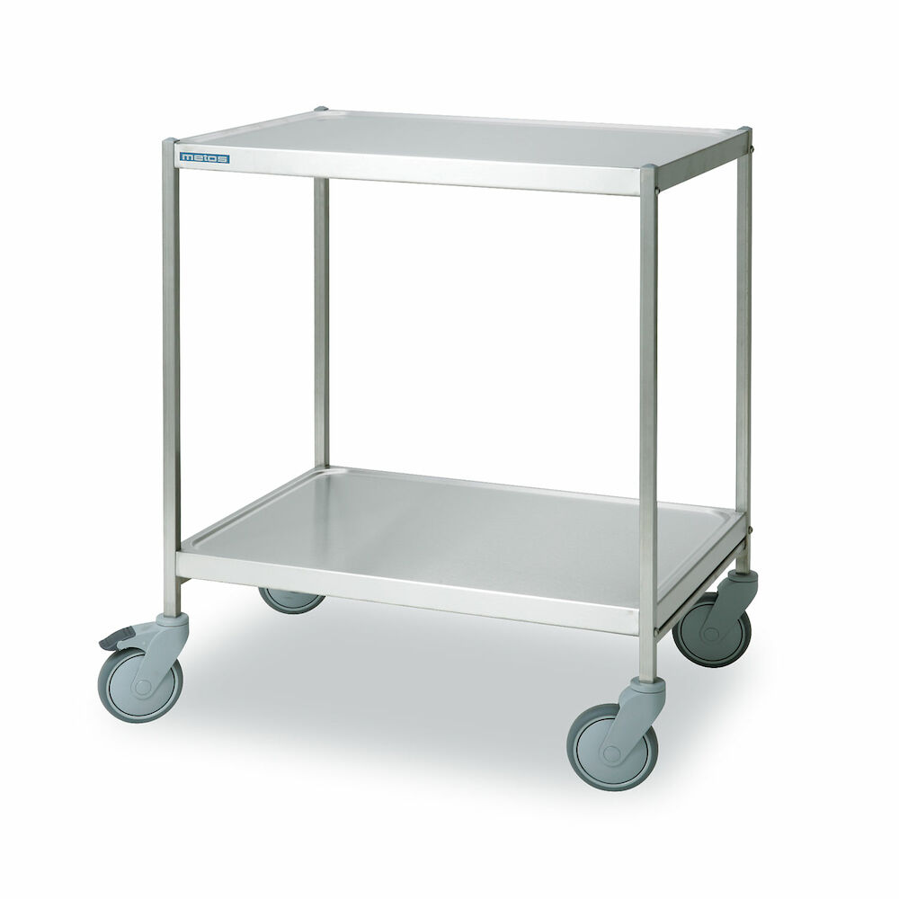 Teeninduskäru Metos SET-70/2WH piimale, 2-tasapinda